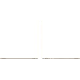 MacBook Air 15" (2024) - Apple M3 8‑core CPU καιGPU 10-Core - 16GB RAM - SSD 512GB - Πρότυπο - AZERTY - Γαλλικό