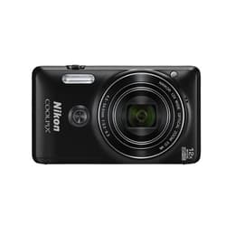 Συμπαγής Coolpix S6900 - Μαύρο + Nikon Nikkor 12x Wide Optical Zoom ED VR f/3.3 - 6.3
