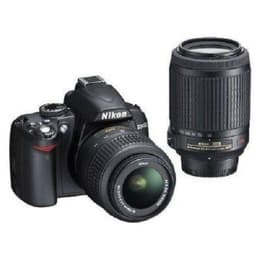 Reflex D3000 - Μαύρο + Nikon AF-S DX Nikkor 18-55mm f/3.5-5.6G VR + Nikon AF-S DX Nikkor 55-200mm f/4-5.6G IF-ED VR f/3.5-5.6 + f/4-5.6