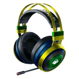 Razer Nari Ultimate Overwatch Lúcio Edition gaming ενσύρματο + ασύρματο Ακουστικά Μικρόφωνο - Μπλε/Κίτρινο