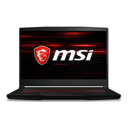 MSI GF63 Thin 10SCR-016XFR 15" - Core i5-10300H - 16GB - SSD 512 GbGB NVIDIA GeForce GTX 1650 Max-Q AZERTY - Γαλλικό