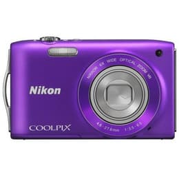 Συμπαγής Coolpix S3300 - Μωβ + Nikon Nikkor Wide Optical Zoom VR 26-156 mm f/3.5-6.5 f/3.5-6.5