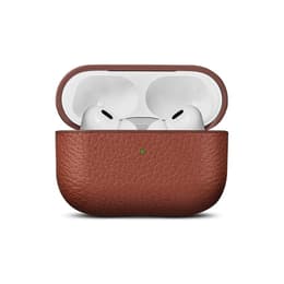 Προστατευτική θήκη AirPods Pro - Δέρμα - Καφέ