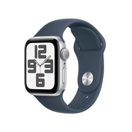 Apple Watch Series 9 (2023) GPS + Cellular 41 mm - Αλουμίνιο Ασημί - Sport band Μπλε