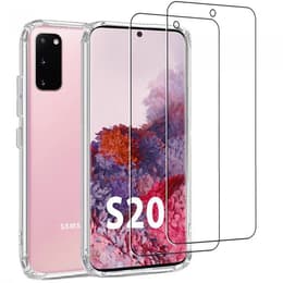 Προστατευτικό Galaxy S20 2 οθόνης - TPU - Διαφανές