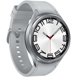 Samsung Ρολόγια Galaxy Watch 6 Classic 43mm Παρακολούθηση καρδιακού ρυθμού GPS - Ασημί