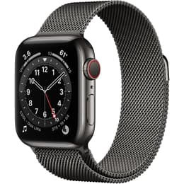 Apple Watch () 2020 GPS + Cellular 44mm - Ανοξείδωτο ατσάλι Graphite - Milanese Γκρι
