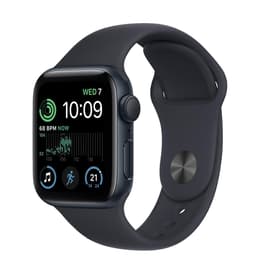 Apple Watch (Series SE) 2022 GPS 44mm - Αλουμίνιο Μαύρο - Sport band Μαύρο