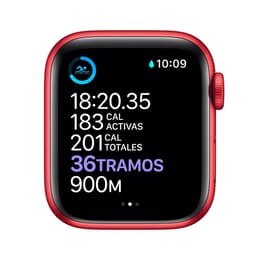 Apple Watch (Series 7) 2021 GPS + Cellular 41mm - Αλουμίνιο Κόκκινο - Sport loop Κόκκινο