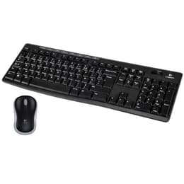 Logitech Πληκτρολόγιο AZERTY Γαλλικό Ασύρματο MK270