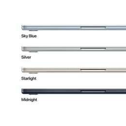MacBook Air 13" (2025) - Apple M4 10‑core CPU καιGPU 10-Core - 16GB RAM - SSD 256GB - Πρότυπο - AZERTY - Γαλλικό