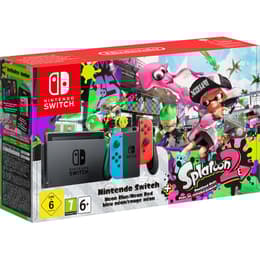 Switch 32GB - Μαύρο + Splatoon 2