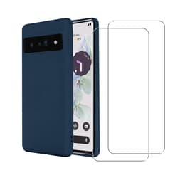 Προστατευτικό Google Pixel 7 2 οθόνης - Σιλικόνη - Σκουρο Μπλε