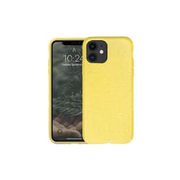 Προστατευτικό iPhone 11 - Φυσικό υλικό - Κίτρινο