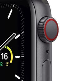 Apple Watch (Series SE) 2020 GPS + Cellular 40mm - Αλουμίνιο Space Gray - Sport band Μαύρο