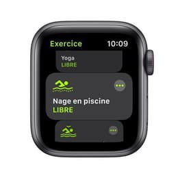 Apple Watch (Series SE) 2020 GPS + Cellular 40mm - Αλουμίνιο Space Gray - Sport band Μαύρο