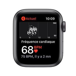 Apple Watch (Series SE) 2020 GPS + Cellular 40mm - Αλουμίνιο Space Gray - Sport band Μαύρο