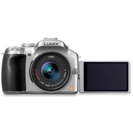 Lumix DMC-G5 - Ασημί + Lumix Lumix G VARIO 14-42mm f/3.5-5.6 MEGA O.I.S f/3.5-5.6