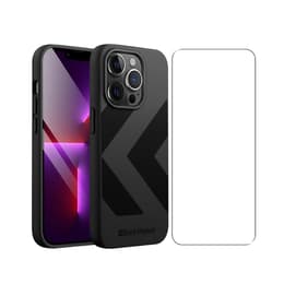 Back Market Προστατευτικό iPhone 13 Pro Max και προστατευτική οθόνη - Ανακυκλωμένο πλαστικό - Μαύρος (Chevron)