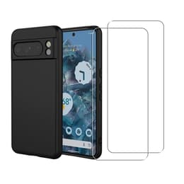 Προστατευτικό Google Pixel 8 Pro 2 οθόνης - Σιλικόνη - Μαύρο