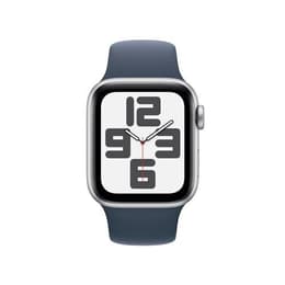 Apple Watch Series SE 2 (2022) GPS 44 mm - Αλουμίνιο Ασημί - Sport band Μπλε