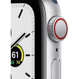 Apple Watch Series SE 2 (2022) GPS 44 mm - Αλουμίνιο Ασημί - Sport band Μπλε