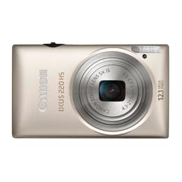 Συμπαγής IXUS 220 HS - Ασημί + Canon Zoom Lens 5x IS 24-120mm f/2.7-5.9 f/2.7-5.9