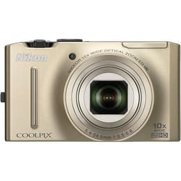 Nikon Coolpix S8100 - Χρυσό + Nikon Nikkor 10X Wide Optical Zoom ED VR 30-300mm f/3.5-5.6