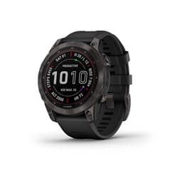 Garmin Ρολόγια Fenix 7 Sapphire Solar Παρακολούθηση καρδιακού ρυθμού GPS - Μαύρο