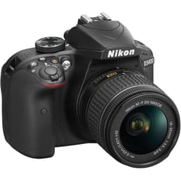 Reflex D3400 - Μαύρο + Nikon Nikon AF-P DX Nikkor 18-55 mm f/3.5-5.6G VR f/3.5-5.6G