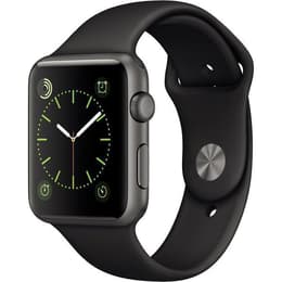Apple Watch (Series 1) 2015 42mm - Αλουμίνιο Space Gray - Αθλητισμός Μαύρο