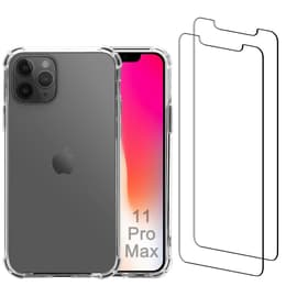 Προστατευτικό iPhone 11 Pro Max 2 οθόνης - Ανακυκλωμένο πλαστικό - Διαφανές
