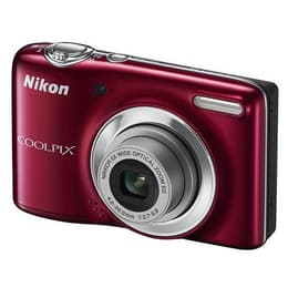 Συμπαγής Coolpix L25 - Κόκκινο + Nikon Nikkor 5X Wide Optical Zoom 28-140mm f/2.7-6.8 f/2.7-6.8