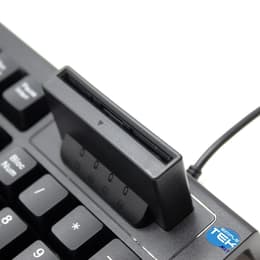 Simpletek Πληκτρολόγιο QWERTY Αγγλικά (UK) Wired with Smart Card Reader