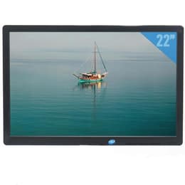 22" Simpletek 1680 x 1050 LCD monitor Μαύρο
