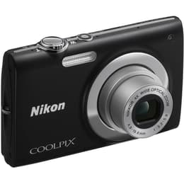 Συμπαγής Coolpix S2500 - Μαύρο + Nikon Nikkor 4X Wide Optical Zoom f/3.2-5.9