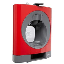 Καφετιέρα Espresso με κάψουλες Συμβατό με Dolce Gusto Krups OBLO YY2291FD 0.8L - Κόκκινο/Γκρι