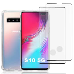 Προστατευτικό Galaxy S10 5G 2 οθόνης - Ανακυκλωμένο πλαστικό - Διαφανές