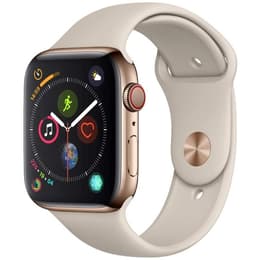 Apple Watch (Series SE) 2020 GPS + Cellular 40mm - Αλουμίνιο Χρυσό - Sport band Ροζ