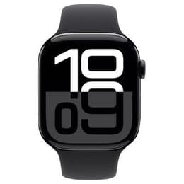 Apple Watch Series 10 (2024) GPS 46 mm - Αλουμίνιο Jet Black - Sport band Μαύρο