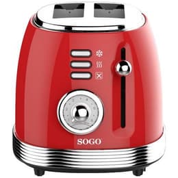 Φρυγανιέρα Cecotec Toast&Taste 800 Vintage Red 2 υποδοχές -