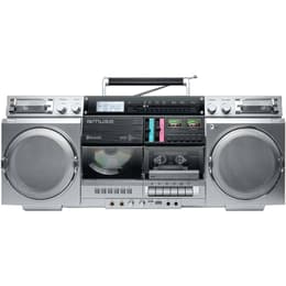 MUSE M-380GBS Boombox Cassettes rétro avec Lecteur CD, AUX et Bluetooth, Compatible Smartphone, enregistreur Cassette Bluetooth Ηχεία - Γκρι