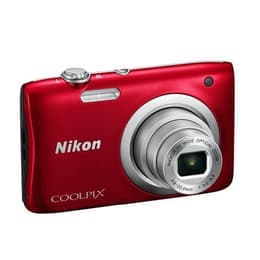 Συμπαγής Coolpix A100 - Κόκκινο + Nikon Nikkor 5X Wide Optical Zoom 26-130mm f/3.2-6.5 f/3.2-6.5