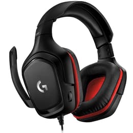Logitech G332 gaming με καλώδιο Ακουστικά Μικρόφωνο - Μαύρο/Κόκκινο