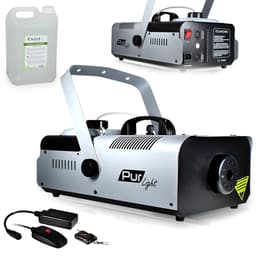 Pur Light Machine à fumée Pro Méga SMOKE haute densité 1500W + Etrier de fix + 2 télécommandes NEWARK1500 +20L Liquide Αξεσουάρ ήχου