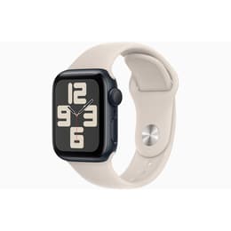 Apple Watch Series SE 1 (2020) GPS 40 mm - Αλουμίνιο Space Gray - Sport band Πορτοκαλί