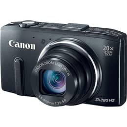 Συμπαγής PowerShot SX280 HS - Μαύρο + Canon Canon Zoom Lens 25-500 mm f/3.5-6.8 IS f/3.5-6.8