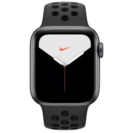 Apple Watch (Series 5) 2019 GPS + Cellular 44mm - Αλουμίνιο Space Gray - Nike Sport band Μαύρο