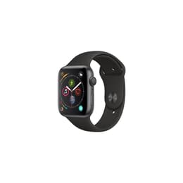Apple Watch (Series 4) 2018 GPS + Cellular 44mm - Αλουμίνιο Space Gray - Sport band Μαύρο