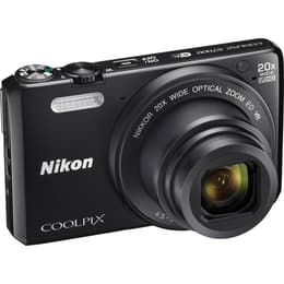 Συμπαγής Coolpix S7000 - Μαύρο + Nikon Nikkor 20x Wide Optical Zoom ED VR 25–500mm f/3.4–6.5 f/3.4–6.5